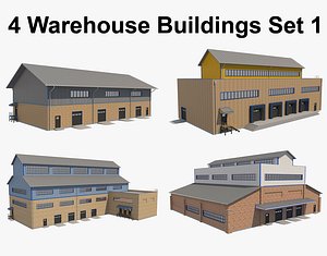 warehouse building 3D