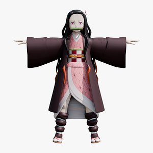 3D Demon Slayer - Nezuko Kamado model