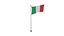 Pole Flag Italy
