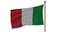 Pole Flag Italy