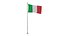 Pole Flag Italy