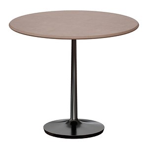 Nero 36 Concrete Dining Table with Matte Black Base