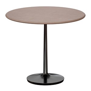 Nero 36 Concrete Dining Table with Matte Black Base