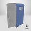 Old Portable Toilet Low-poly PBR