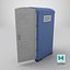 Old Portable Toilet Low-poly PBR