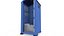 Old Portable Toilet Low-poly PBR