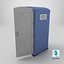 Old Portable Toilet Low-poly PBR