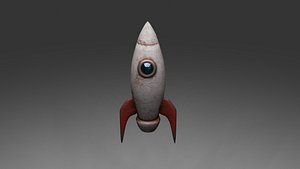 abandoned rocket 3D model