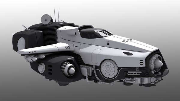 modelo 3d Nave espacial con interior - TurboSquid 1242202