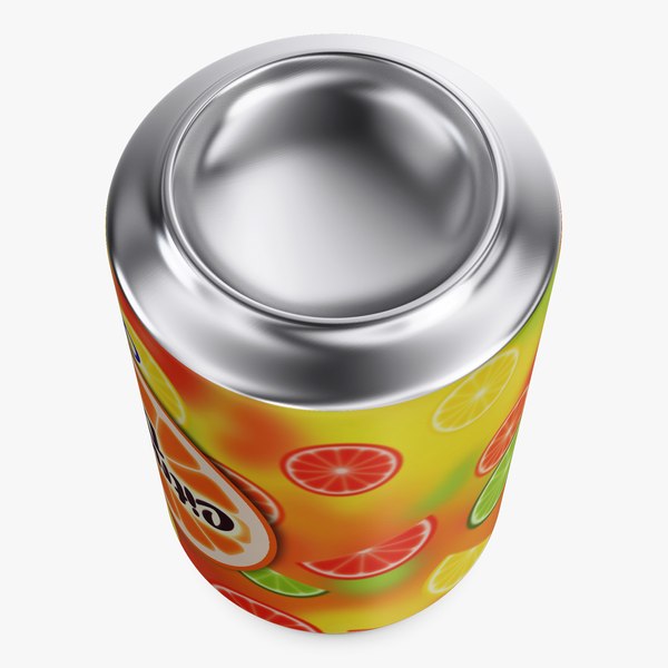modelo 3d Refresco Citrus Day Naranja Lata 330ml Simple M 1 ...