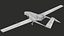 Rigged Bayraktar TB2 UCAV Drone Turkish Version PBR