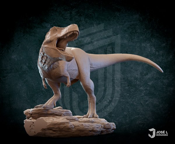 Maquete T-Rex 3D animada - Modelos - Compra na