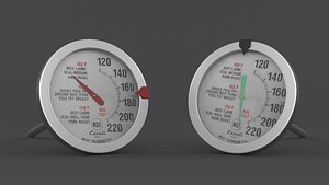 3D Oven Thermometer model