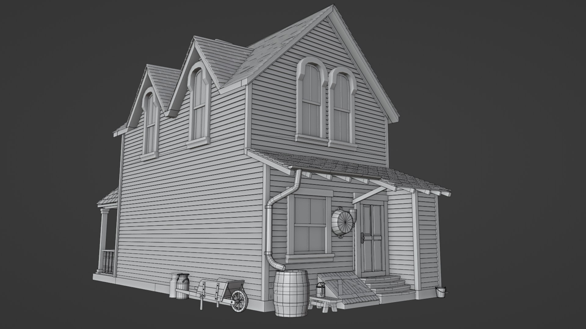3D Old Countryside House PBR model https://p.turbosquid.com/ts-thumb/Ww/vTB9iz/cp/wireframe1/png/1692047859/1920x1080/fit_q87/5f31005604d946f9599f0243d7e72313f56abe4d/wireframe1.jpg