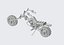 Motorcycle model model