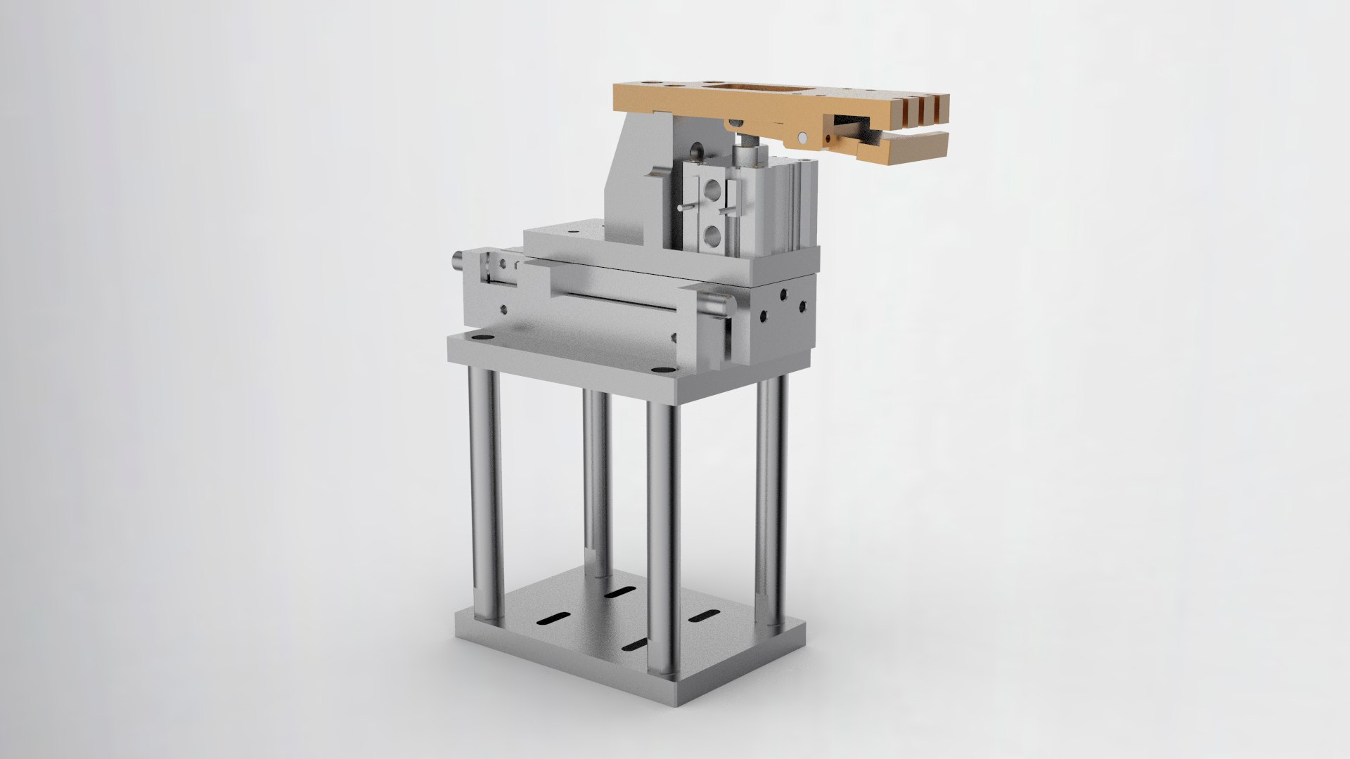 Clamping Jaw Mechanism 3D Model TurboSquid 1881237