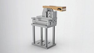 Clamping jaw mechanism 3D model