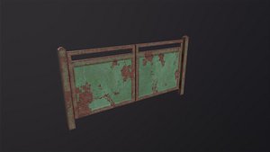 Old Metal Gate 3D model