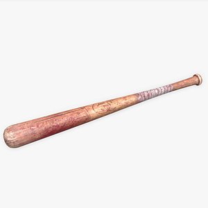 Baseball Bat Melee Weapon Low-poly PBR