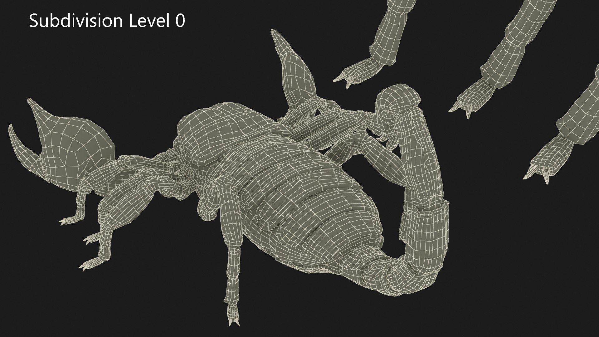 Realistic Scorpion Rigged 3D Model - TurboSquid 2357049