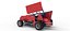 Winged Sprint car Version 2 Scale 1 to 25