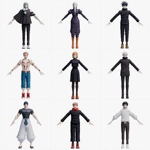 3D Jujutsu Kaisen Collection model