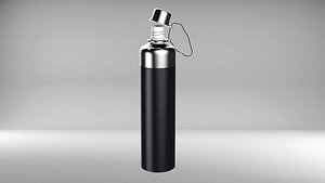 3D model metal water bottle sports
