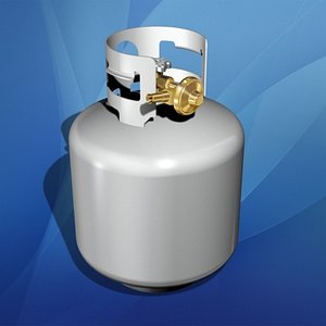 3d model propane tank cylinder