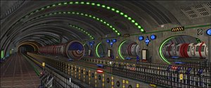 Sci-Fi Metro Station