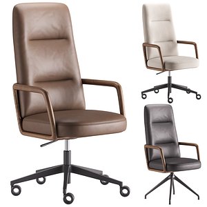 3D Cuna High Back Office Chair by Porada