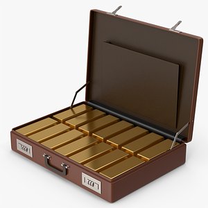 Briefcase With Gold Bars