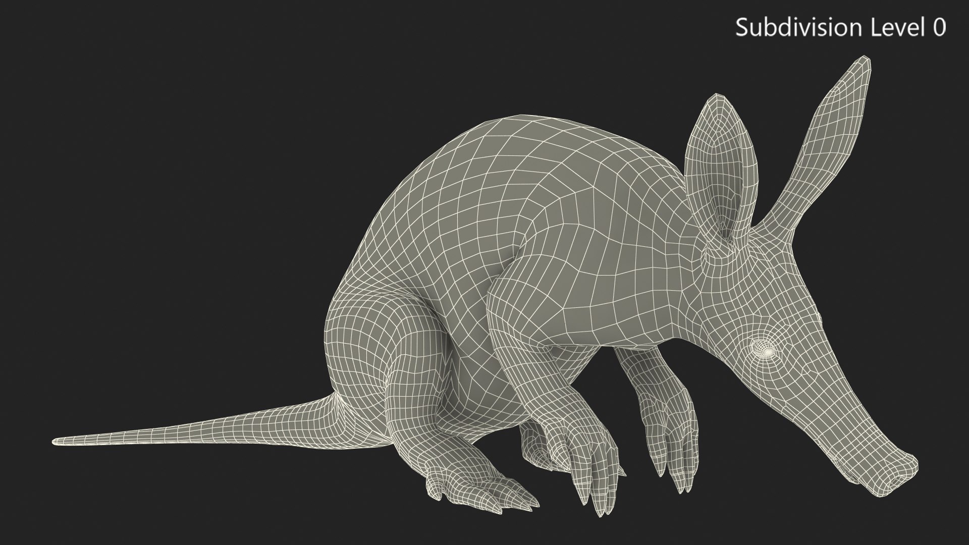 3D African Mammal Aardvark Sitting Pose Fur model https://p.turbosquid.com/ts-thumb/Wx/JtHAnd/cJ/africanmammalaardvarksittingposefur3dsmodel022/jpg/1712188420/1920x1080/fit_q87/d3b3b00afb35bed86d6f129963efd1c5678d7c3b/africanmammalaardvarksittingposefur3dsmodel022.jpg