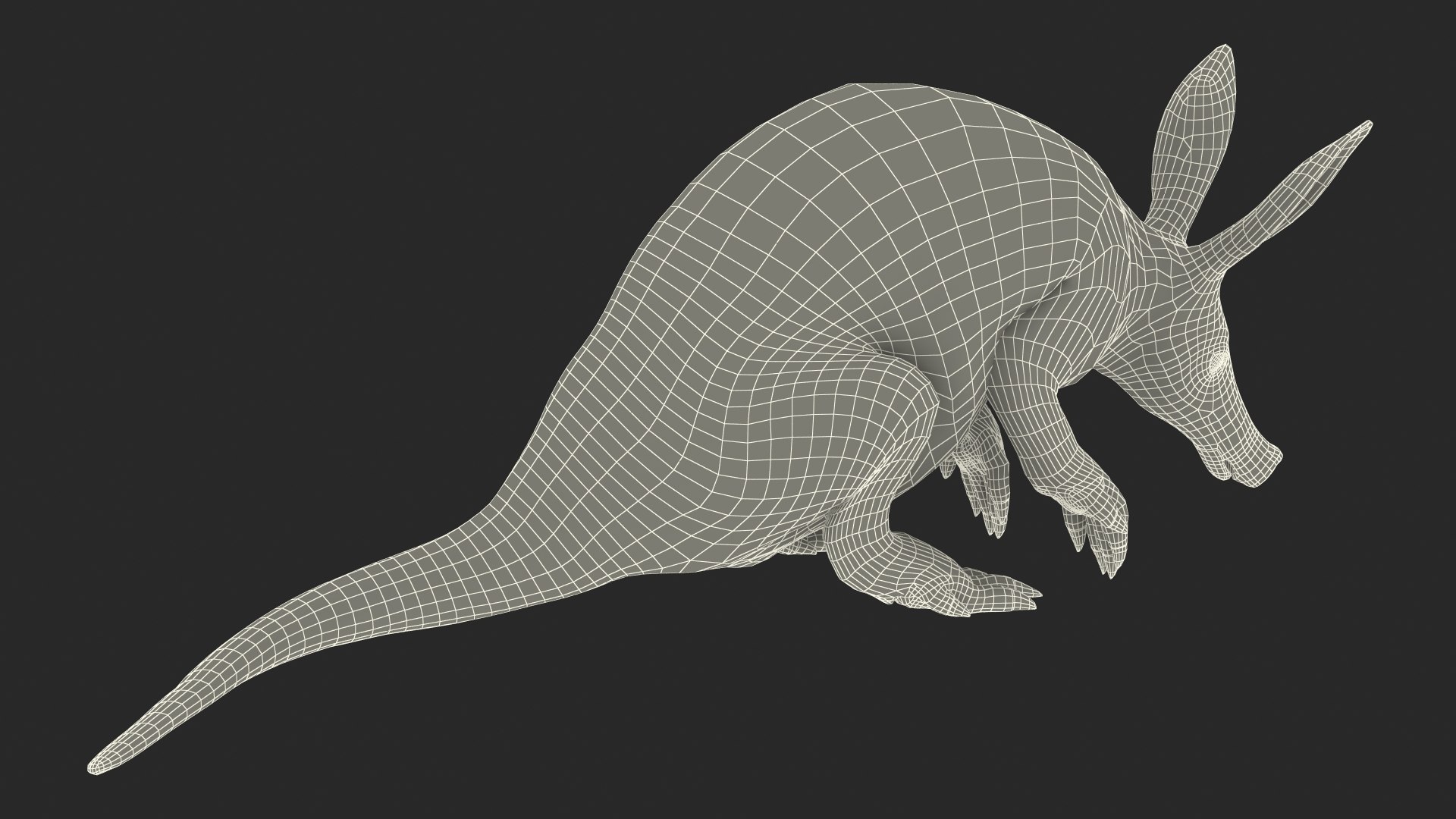 3D African Mammal Aardvark Sitting Pose Fur model https://p.turbosquid.com/ts-thumb/Wx/JtHAnd/wh/africanmammalaardvarksittingposefur3dsmodel028/jpg/1712188448/1920x1080/fit_q87/14739d6a52c35082353035ee9976c607b2490428/africanmammalaardvarksittingposefur3dsmodel028.jpg