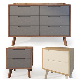 3D model chest jenson