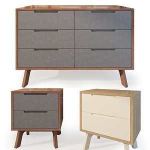 Nightstand, dresser. Jenson. Tim Fenby.