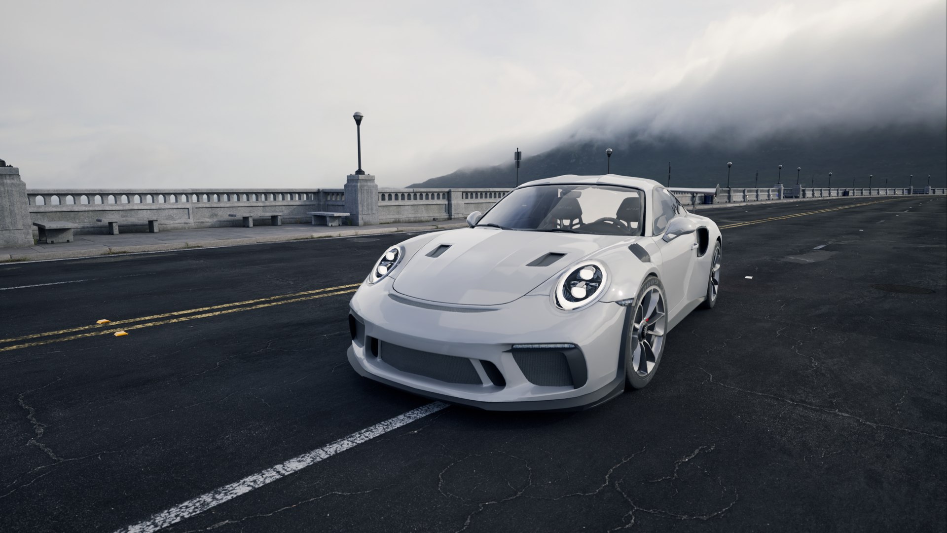 3D model Porsche GT3 RS Low-poly 3D model - TurboSquid 2176705