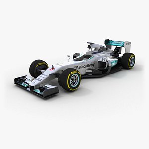 mercedes mgp w06 2015 3d model