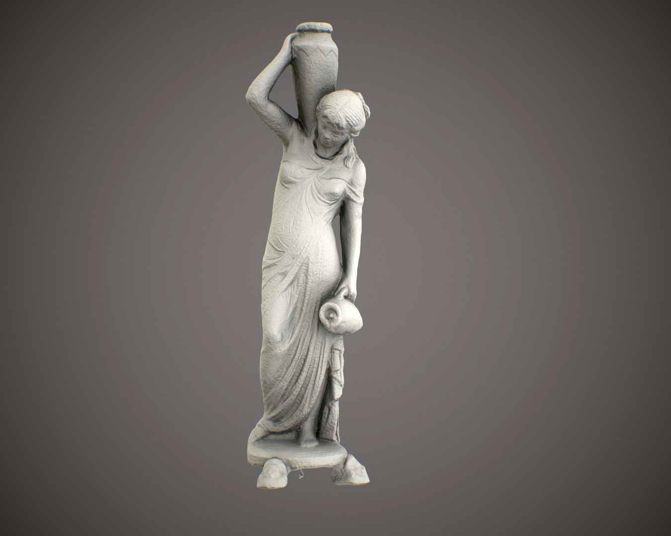 Scanned statue model - TurboSquid 1279461