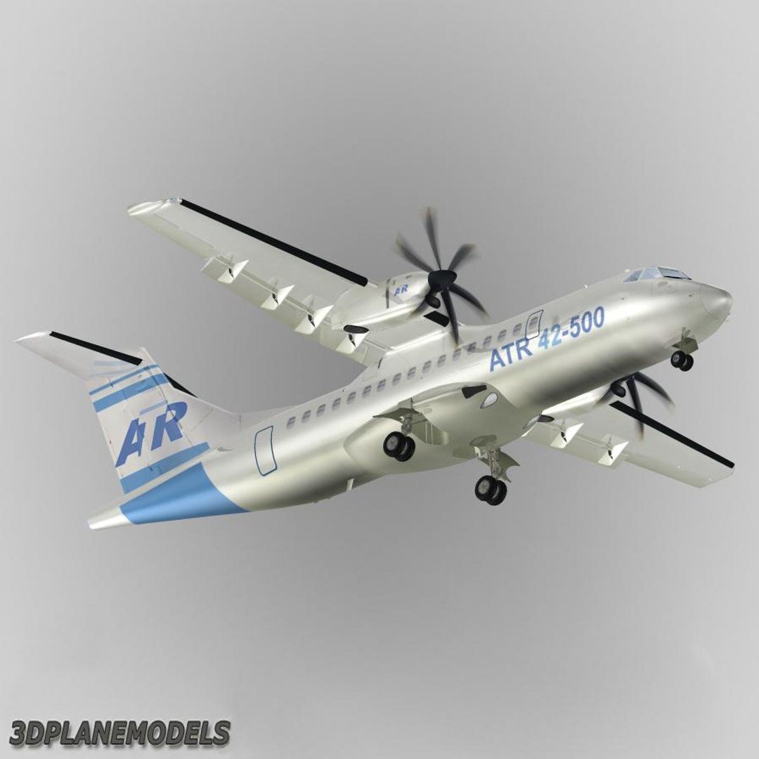 3d Atr 42-500 Livery 500