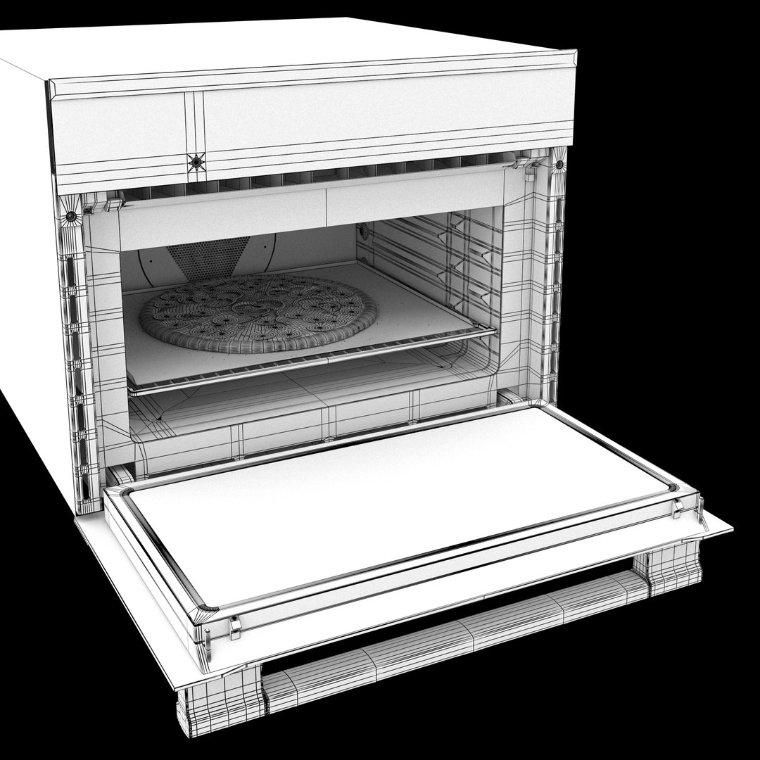 Miele Microwave Oven Pizza 3d Max