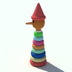 pinocchio toy 3d model
