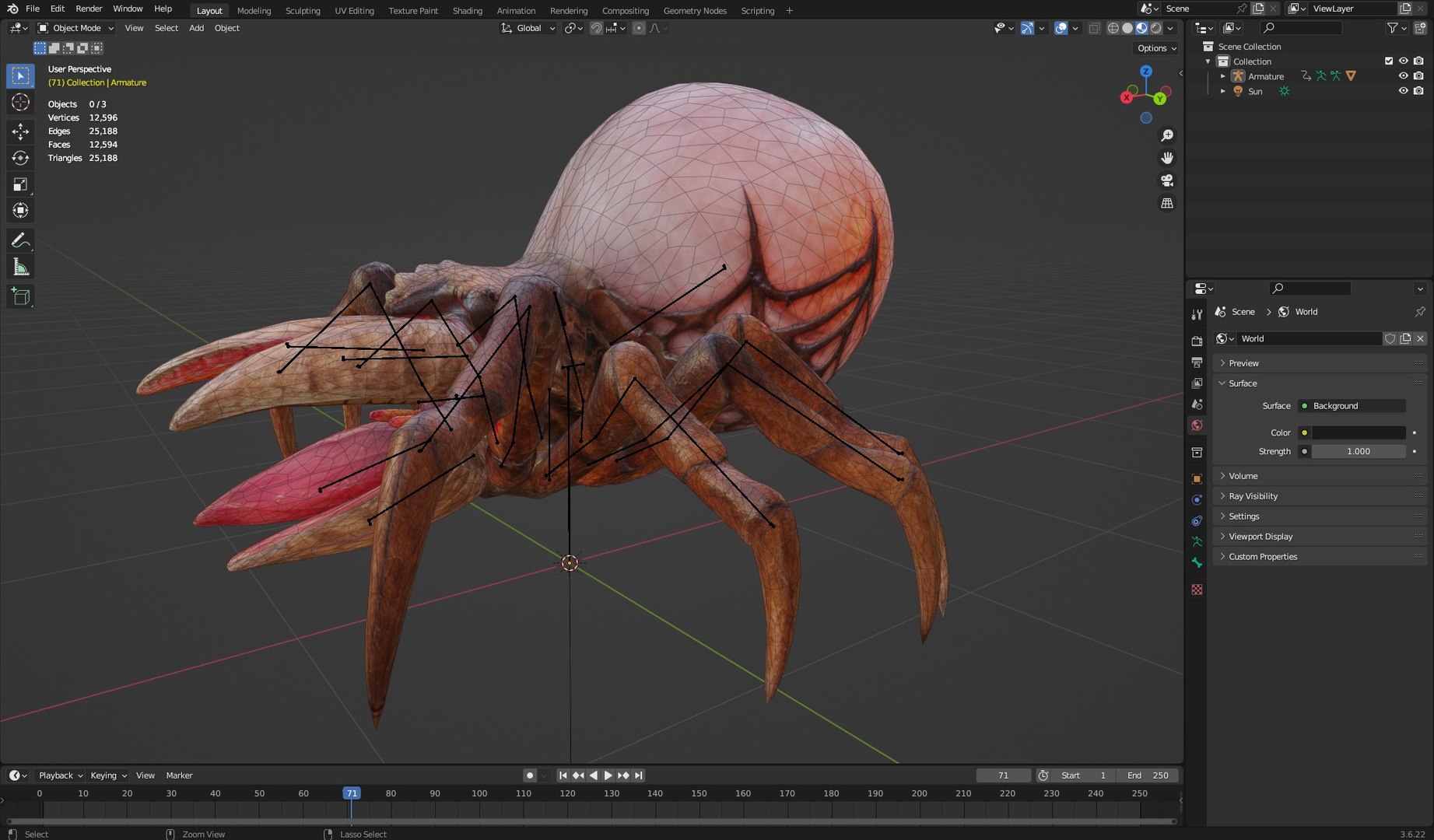3D model Spider Monster-V1a https://p.turbosquid.com/ts-thumb/Wx/bzmHUK/EV/wireframe1/jpg/1776221344/1920x1080/fit_q87/cb7cdb5433fbc098e72622a4932826cd98eadf1d/wireframe1.jpg