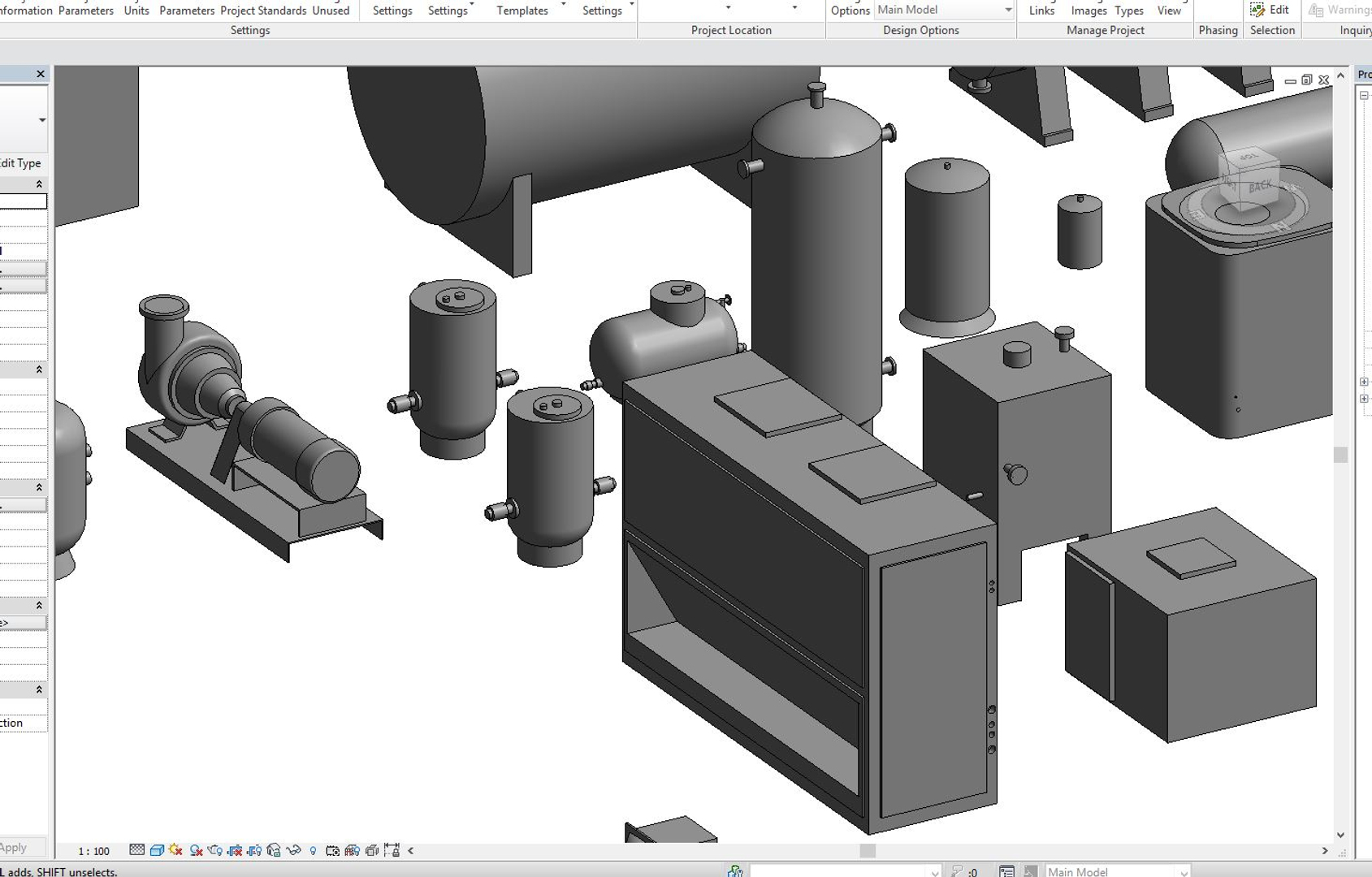 Famílias Revit do Equipamento Mecânico 2016 Modelo 3D - TurboSquid 1375461