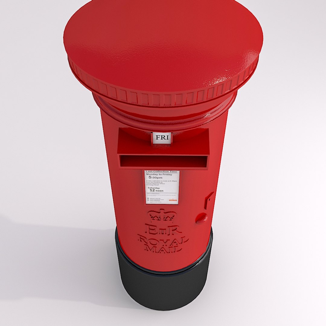 3d Model Pillar Box