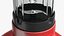 Red Blender with Glass Jar 3D