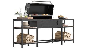 Barbecue 24 Equipment 3D model