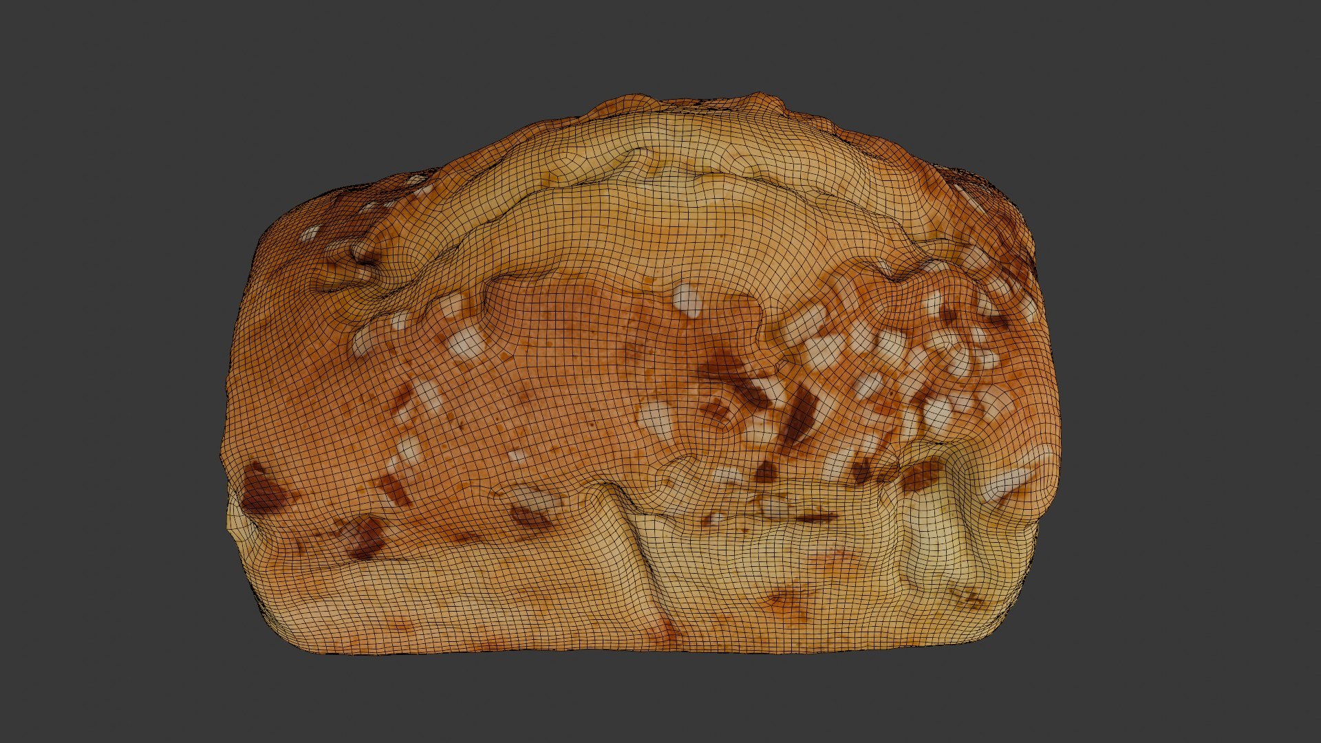 Almond Bread Loaf Scan Model - TurboSquid 2408353