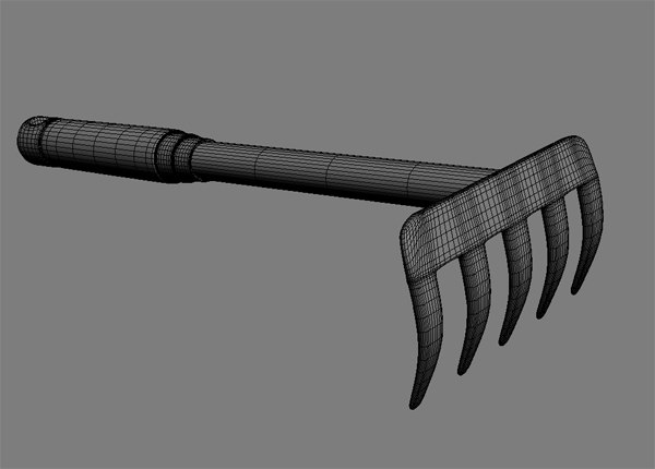 rake garden 3d model