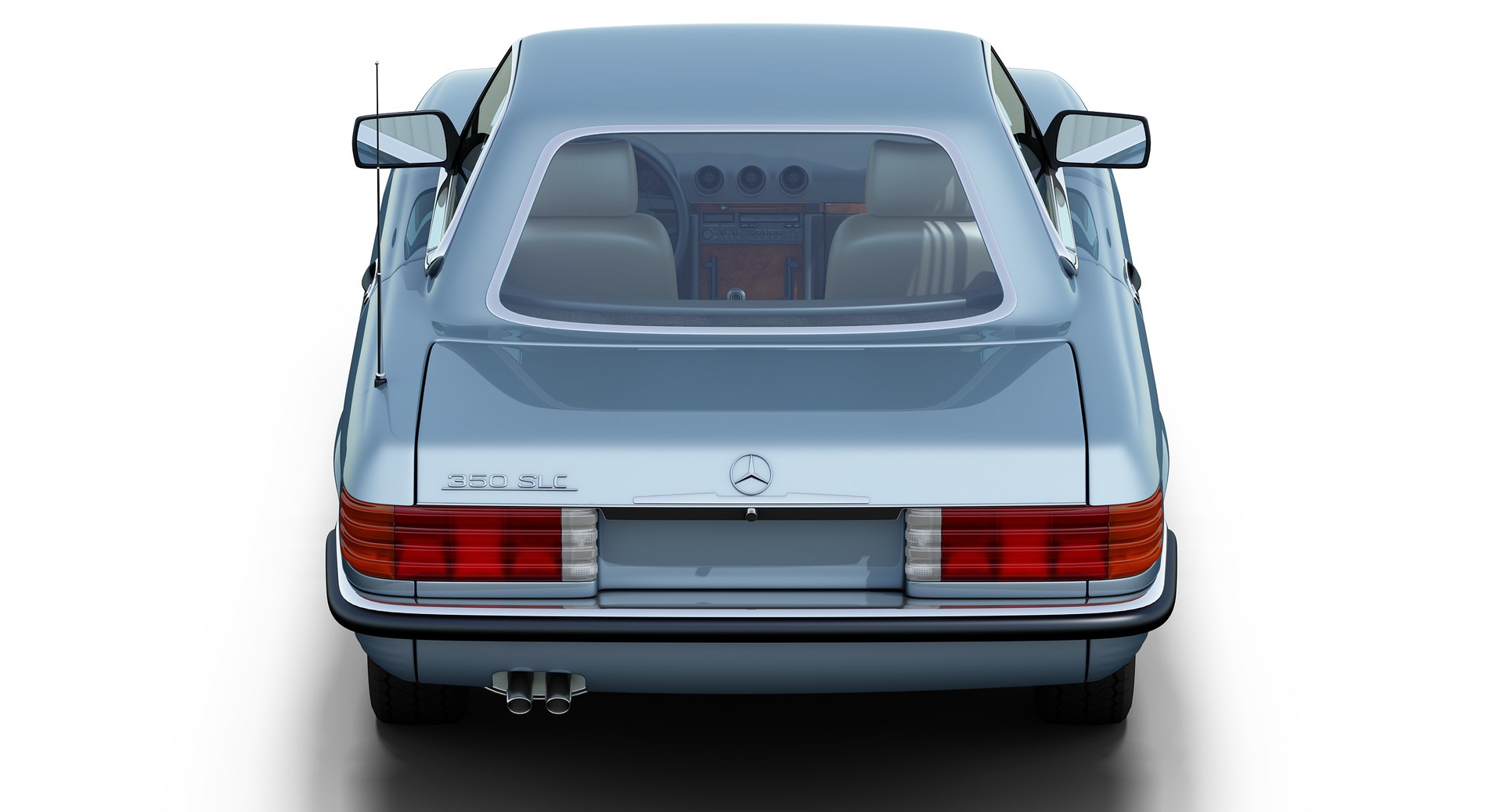 mercedes-benz 350sl coupe 3d model