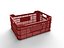 3D Plastic Fruit Crate model